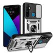 Realme 5 Silver TPU Hybrid PC Case with Sliding Camera Cover - 1