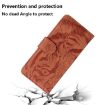 Tecno Camon 40 Brown Tiger Embossing Flip Leather Phone Case - 7