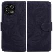 Tecno Spark 30 Pro Flip Leather Phone Case - Tiger Embossing (Black) - 1