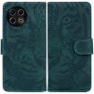 Tecno Spark 30 Pro Green Tiger Embossing Flip Leather Phone Case - 1