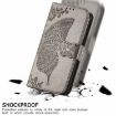 Ulefone Note 16 Pro Grey Leather Case - Butterfly Love Flower Design - 5