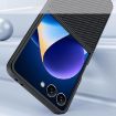 Samsung Galaxy Z Flip7 Ultra-thin Carbon Fiber Texture Phone Case Black - 3