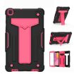 Samsung Galaxy Tab A8.0 (2019) T290 Shockproof Case Black+Rose Red - 1