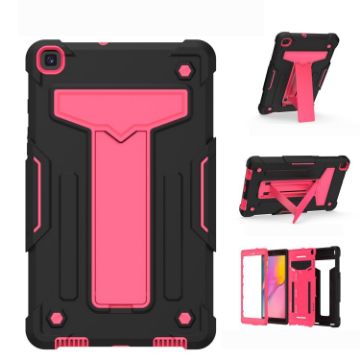 Samsung Galaxy Tab A8.0 (2019) T290 Shockproof Case Black+Rose Red - 1