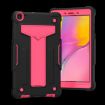 Samsung Galaxy Tab A8.0 (2019) T290 Shockproof Case Black+Rose Red - 2