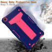 Samsung Galaxy Tab A8.0 (2019) T290 Shockproof Case Navy/Rose Red - 4
