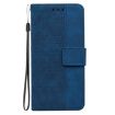 Tecno Camon 40 Pro 4G Blue Geometric Embossed Leather Phone Case - 3
