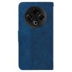 Tecno Spark 30 4G Blue Geometric Embossed Leather Phone Case - 4