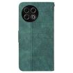 Tecno Spark 30 Pro Green Geometric Embossed Leather Phone Case - 4