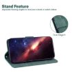 Tecno Spark 30 Pro Green Geometric Embossed Leather Phone Case - 6