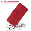 Tecno Spark 30 Pro Red Geometric Embossed Leather Phone Case - 7