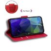 Infinix Hot 50 Pro 4G Red Leather Flip Case - Skin Feel Pure Color - 5