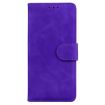 Tecno Camon 40 Purple Leather Flip Case - Skin Feel Pure Color Cover - 2