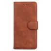 Tecno Camon 40 Brown Leather Flip Case - Skin Feel Pure Color Cover - 2