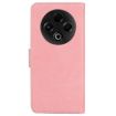 Tecno Spark 30 4G Pink Leather Flip Case - Skin Feel Pure Color - 3