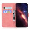 Tecno Spark 30 4G Pink Leather Flip Case - Skin Feel Pure Color - 4