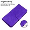 Tecno Spark 30 Pro Purple Leather Flip Case - Skin Feel Pure Color - 6