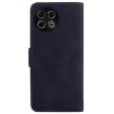 Tecno Spark 30 Pro Black Leather Flip Case - Skin Feel Pure Color - 3