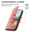 Xiaomi 14 Ultra Rose Gold Magnetic Leather Phone Case - Calf Texture - 6