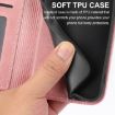 Xiaomi 14 Ultra Rose Gold Magnetic Leather Phone Case - Calf Texture - 7