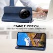 Xiaomi 14 Ultra Blue Magnetic Leather Phone Case - Calf Texture Cover - 5