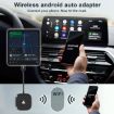 Carbon Fiber USB/USB-C Wired to Wireless Carplay Adapter for Android - 3