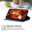 Vivo X200s 5G Blue Cow Texture Magnetic Leather Phone Case - 3