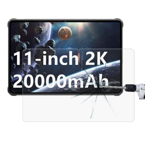 Oukitel RT8 Tab Tempered Glass Film 9H 0.3mm Explosion-proof - 1