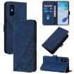 Infinix GT 30 Pro Blue 3D Embossed Flip Leather Crossbody Case - 1