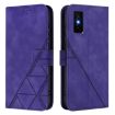 Infinix GT 30 Pro Purple 3D Embossed Flip Leather Crossbody Case - 2