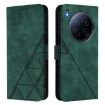 Tecno Camon 40 Premier Dark Green 3D Embossed Leather Flip Case - 2