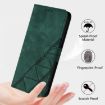 Tecno Camon 40 Premier Dark Green 3D Embossed Leather Flip Case - 8