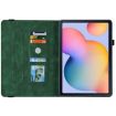 Samsung Galaxy Tab S5e T720/T725 Green Butterfly Flower Leather Case - 3