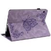 Samsung Galaxy Tab S5e T720/T725 Purple Butterfly Flower Leather Case - 5
