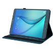 Samsung Galaxy Tab A 9.7 T550 T555 Blue Butterfly Flower Leather Case - 4
