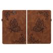 Samsung Galaxy Tab A 9.7 T550 T555 Butterfly Flower Leather Case Brown - 3