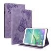 Samsung Galaxy Tab S2 9.7 T810 T815 Purple Butterfly Flower Case - 1