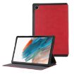 Samsung Galaxy Tab A8 Red TPU Flip Leather Case - Protective Cover - 1