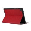 Samsung Galaxy Tab A8 Red TPU Flip Leather Case - Protective Cover - 5