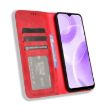 Ulefone Note 15 Red Leather Phone Case with Magnetic Buckle Retro Texture - 4