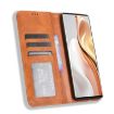 Ulefone Note 17 Pro Brown Leather Phone Case with Magnetic Buckle - 4