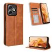 Ulefone Note 18 Ultra Leather Phone Case, Magnetic Buckle, Brown Retro - 1