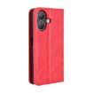 Ulefone Note 21 Red Leather Phone Case with Magnetic Buckle Retro Texture - 3