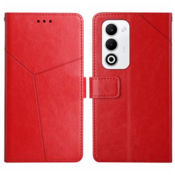 OPPO A5 5G Red Y-Pattern Flip Leather Phone Case - Global Version - 1
