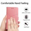 OPPO A5x 4G/5G Global Pink Y-Pattern Flip Leather Phone Case - 6