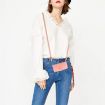OPPO A5x 4G/5G Sun Flower Embossed Flip Leather Case with Lanyard Pink - 8