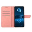 OPPO A5 5G Pink Embossed Leather Phone Case - Global Stitching - 3