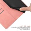 OPPO A5 5G Pink Embossed Leather Phone Case - Global Stitching - 7