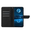 OPPO A5 5G Black Embossed Leather Phone Case - Global Stitching - 3