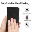 OPPO A5 5G Black Embossed Leather Phone Case - Global Stitching - 6